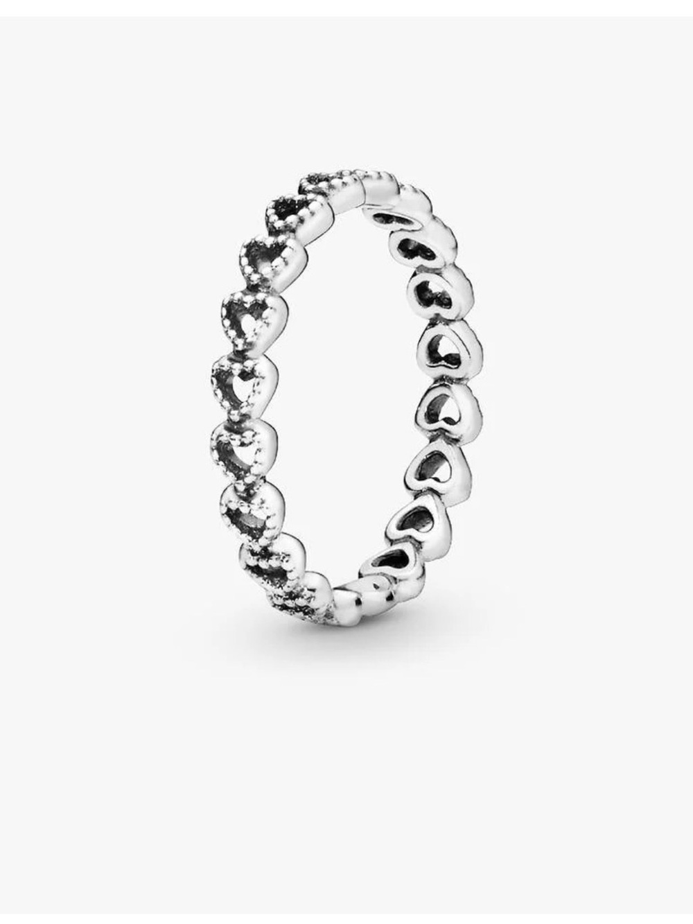 Pandora band of hearts ring